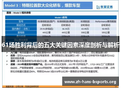 61场胜利背后的五大关键因素深度剖析与解析 61场胜利背后的五大关键因素深度剖析与解析