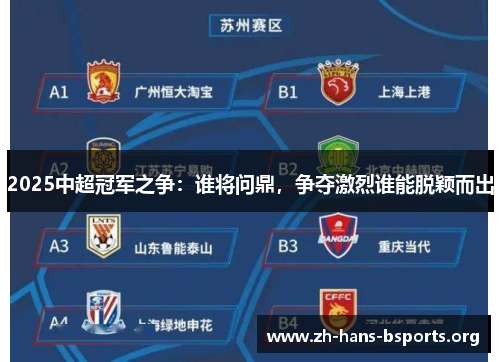 2025中超冠军之争:谁将问鼎,争夺激烈谁能脱颖而出 2025中超冠军之争:谁将问鼎,争夺激烈谁能脱颖而出