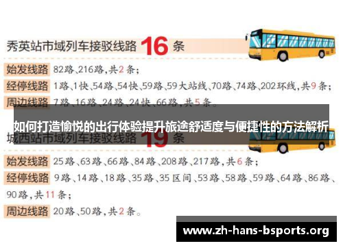 如何打造愉悦的出行体验提升旅途舒适度与便捷性的方法解析 如何打造愉悦的出行体验提升旅途舒适度与便捷性的方法解析